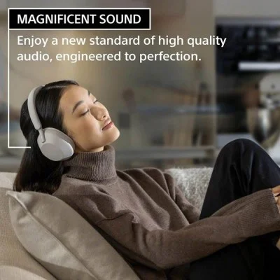 Sony Wireless Noise Cancelling Headphones XM5 – Silver